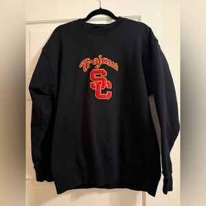 Black Team Trojans Sweater